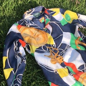 VINTAGE POLO RALPH LAUREN SILK SHIRT